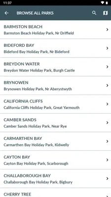 Parkdean Resorts android App screenshot 1